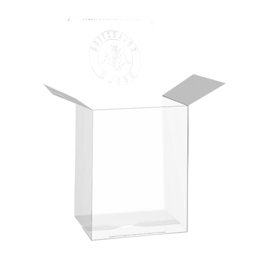 10-Pack Crystal Clear Vinyl Figure Protectors Compatible with 4-Inch Collectibles – Heavy-Duty Display Cases with 0.5mm Thickness for Water, Dust & UV Protection