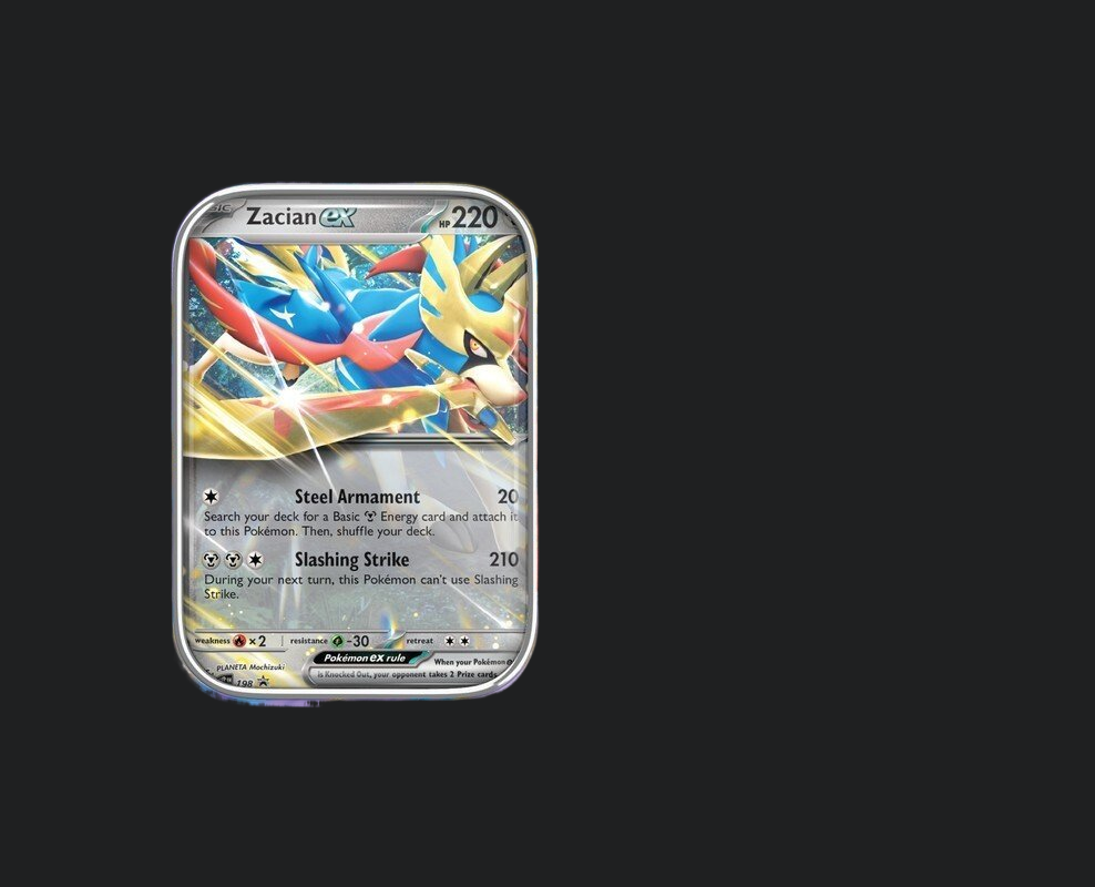 Pokémon Trading Card Game: Slashing Legends Tin Zacian 2025