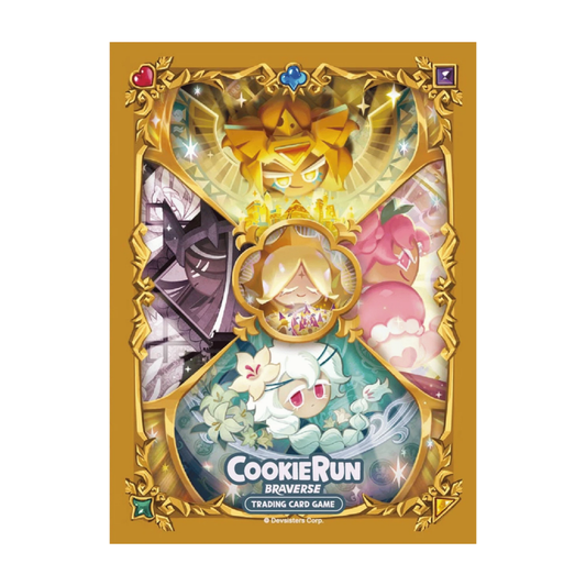 Cookie Run Braverse TCG 65ct Card Sleeves Glow Age Protective Trading Card Sleeves