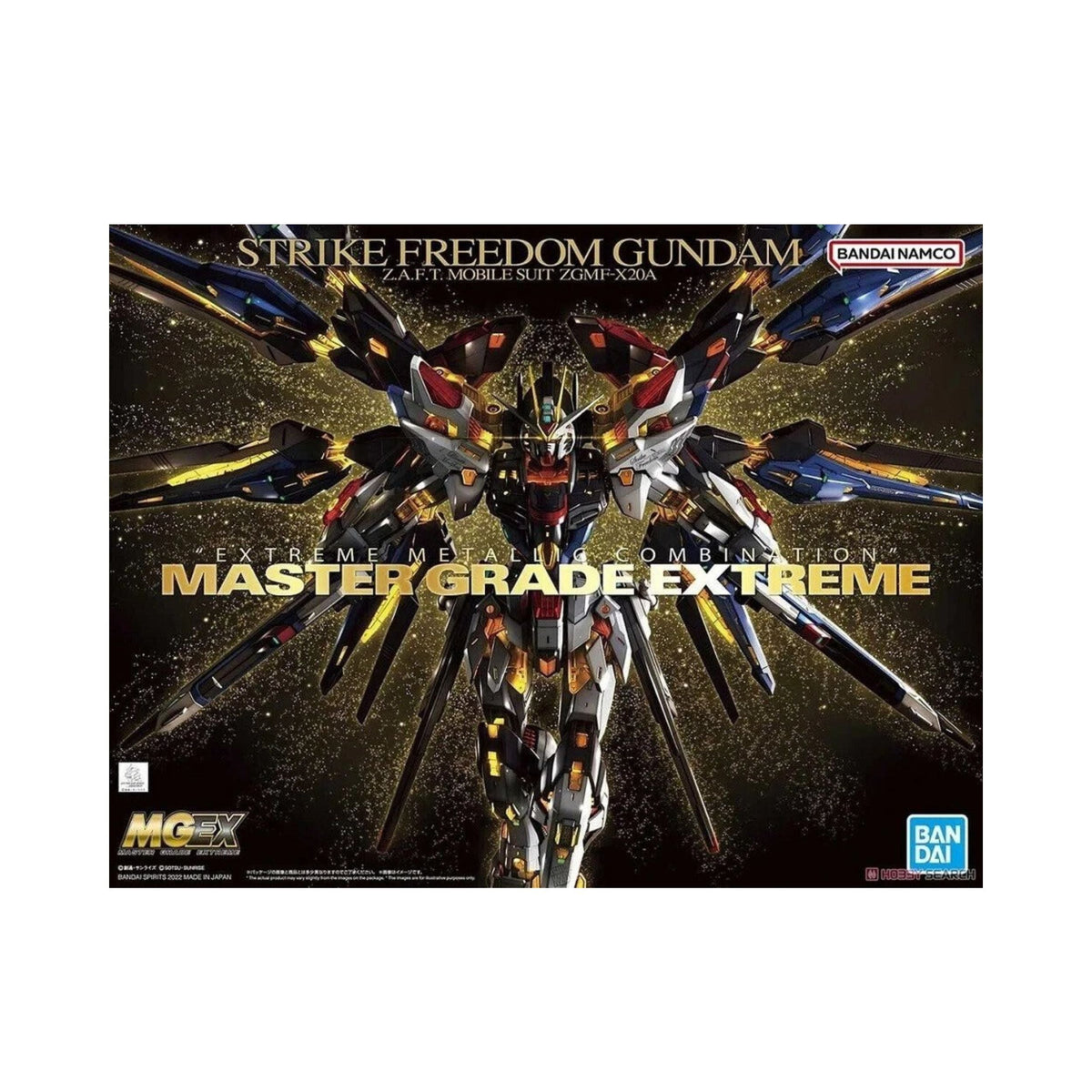 BANDAI MGEX Strike Freedom Gundam 1/100 Model Kit – High-Detail SEED DESTINY Collectible, Poseable & Customizable Action Model for Fans