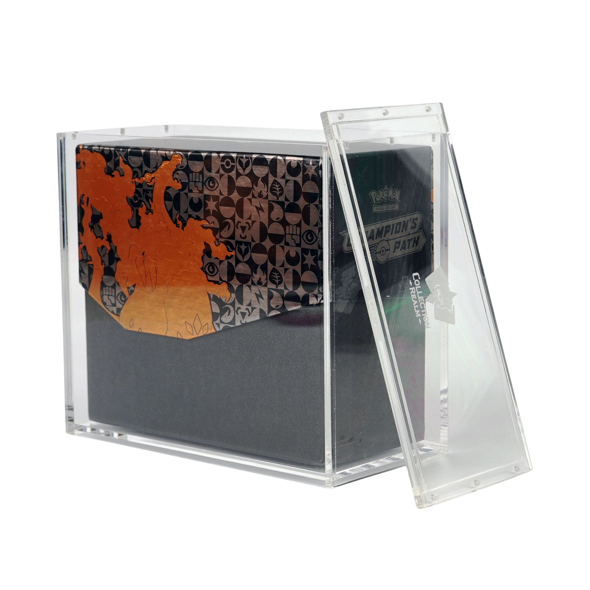 Pokemon Elite Trainer Box Acrylic Display Case – Stackable ETB Case Protector with Magnetic Lid, UV Protection, Clear Acrylic Display for Elite Trainer Boxes - Pack of 1