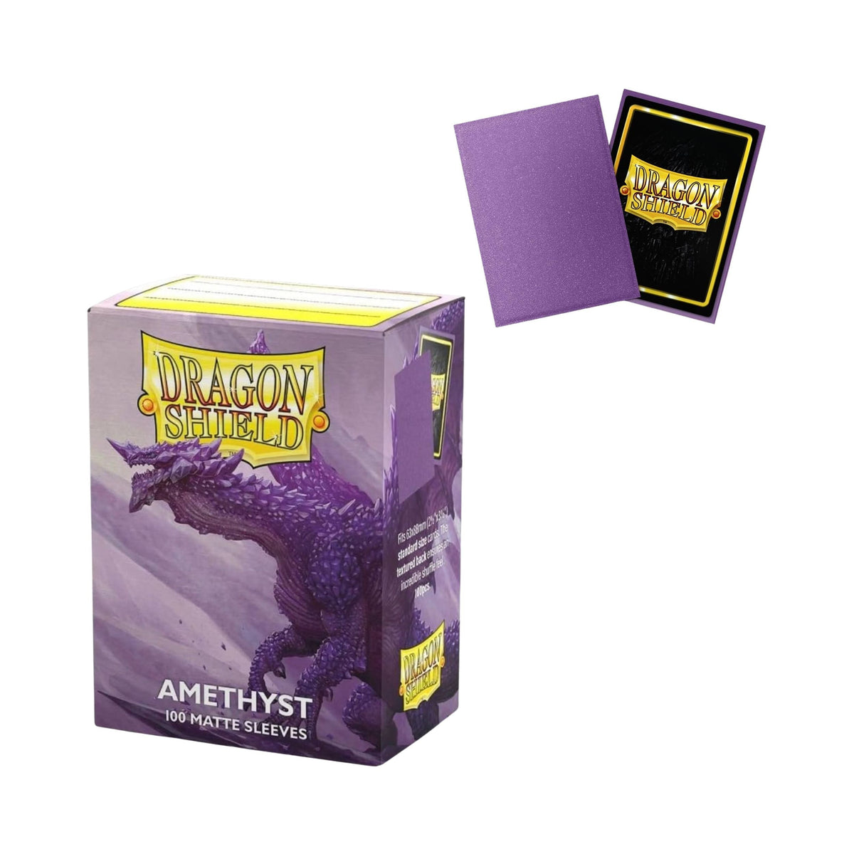 Dragon Shield Sleeves Matte Amethyst 100ct Trading Card Protectors