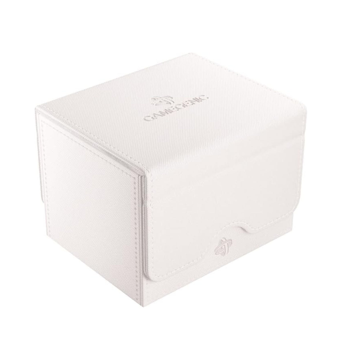 GameGenic Sidekick XL Deck Box 100 Plus Cards White Trading Card Storage Case