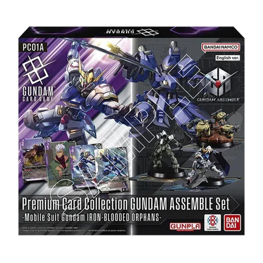 Bandai Gundam PC01A Premium Card Collection Assemble Set Mobile Suit Iron Blooded Orphans