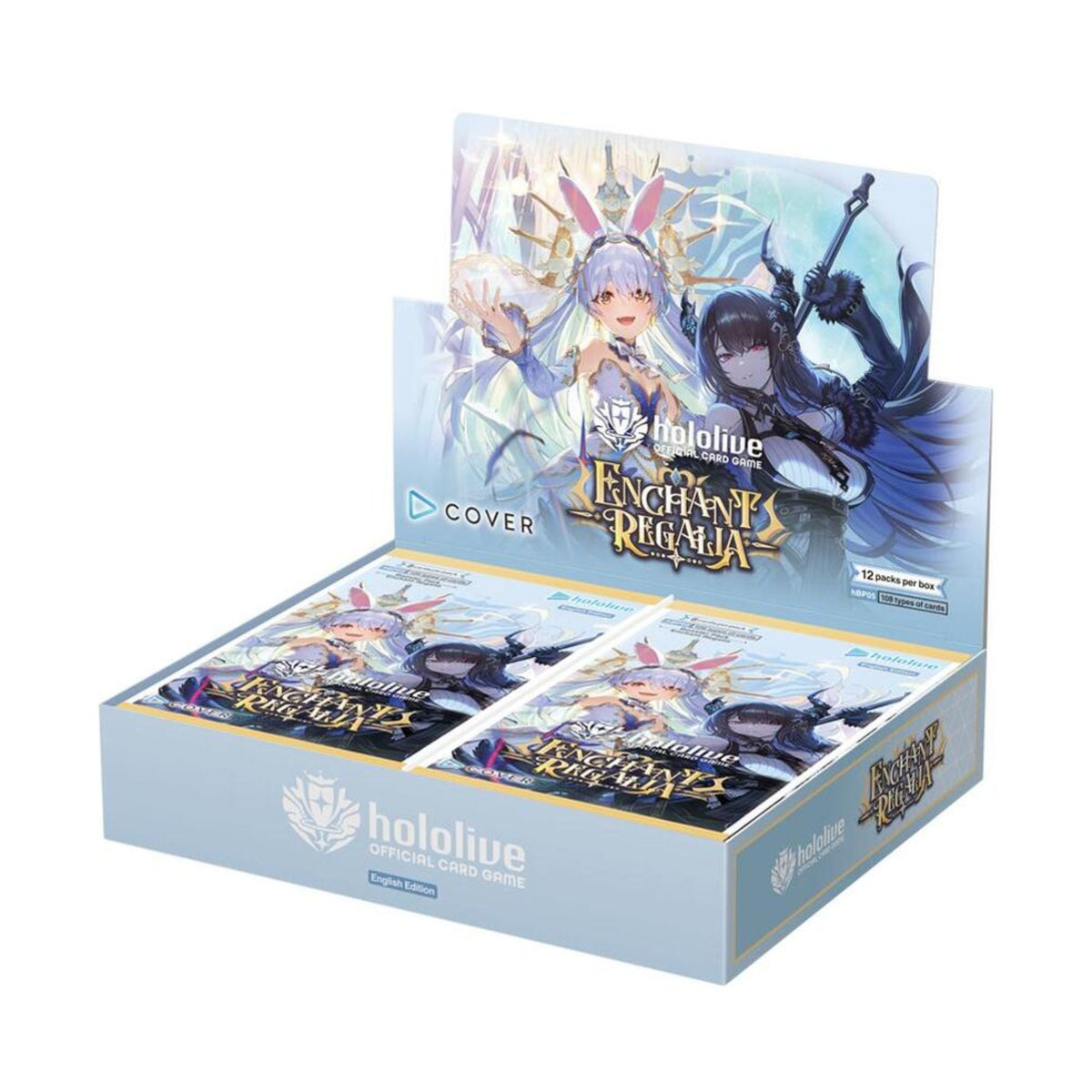 Hololive OCG BP05 Enchant Regalia Booster Box – Official Trading Card Game Display for Collectors & Players, Rare Cards & Deck Expansion