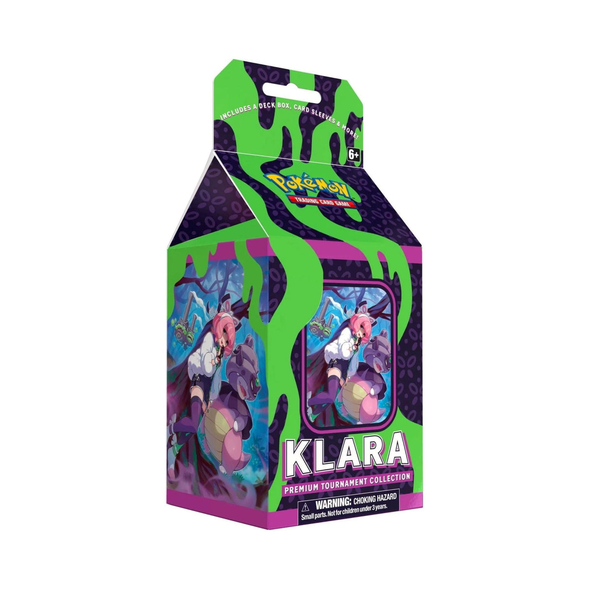 Pokemon TCG Klara Premium Tournament Collection Box Trading Card Game Accessories Set