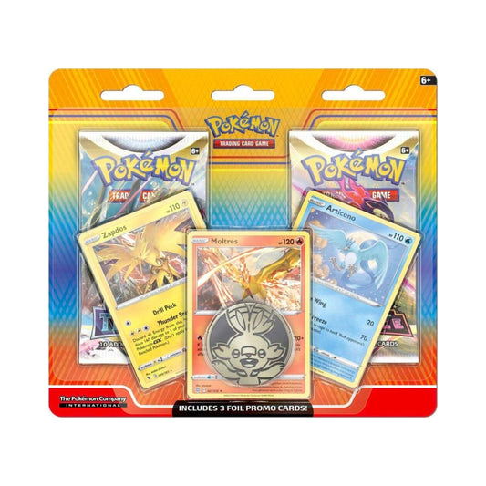 Pokemon TCG 2 Pack Blister Silver Tempest Astral Radiance - Zapdos Moltres Articuno
