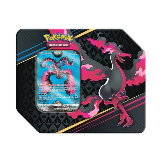 Pokémon TCG Crown Zenith Tin – Galarian Moltres Promo + Booster Packs