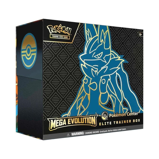 Pokemon TCG Mega Evolution Pokemon Center Elite Trainer Box Mega Lucario Card Game Set