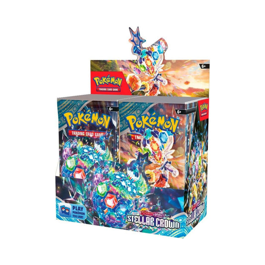 Pokemon TCG Scarlet and Violet Stellar Crown Booster Box Sealed