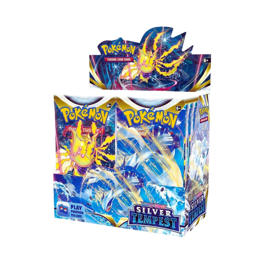 Pokémon TCG Sword & Shield Silver Tempest Booster Box – Sealed Pokémon Cards for Collectors & Trading Card Game