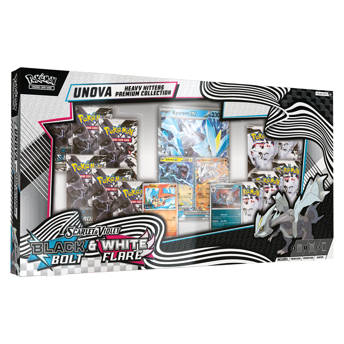 Pokemon TCG Scarlet and Violet Black Bolt White Flare Unova Heavy Hitters Collection