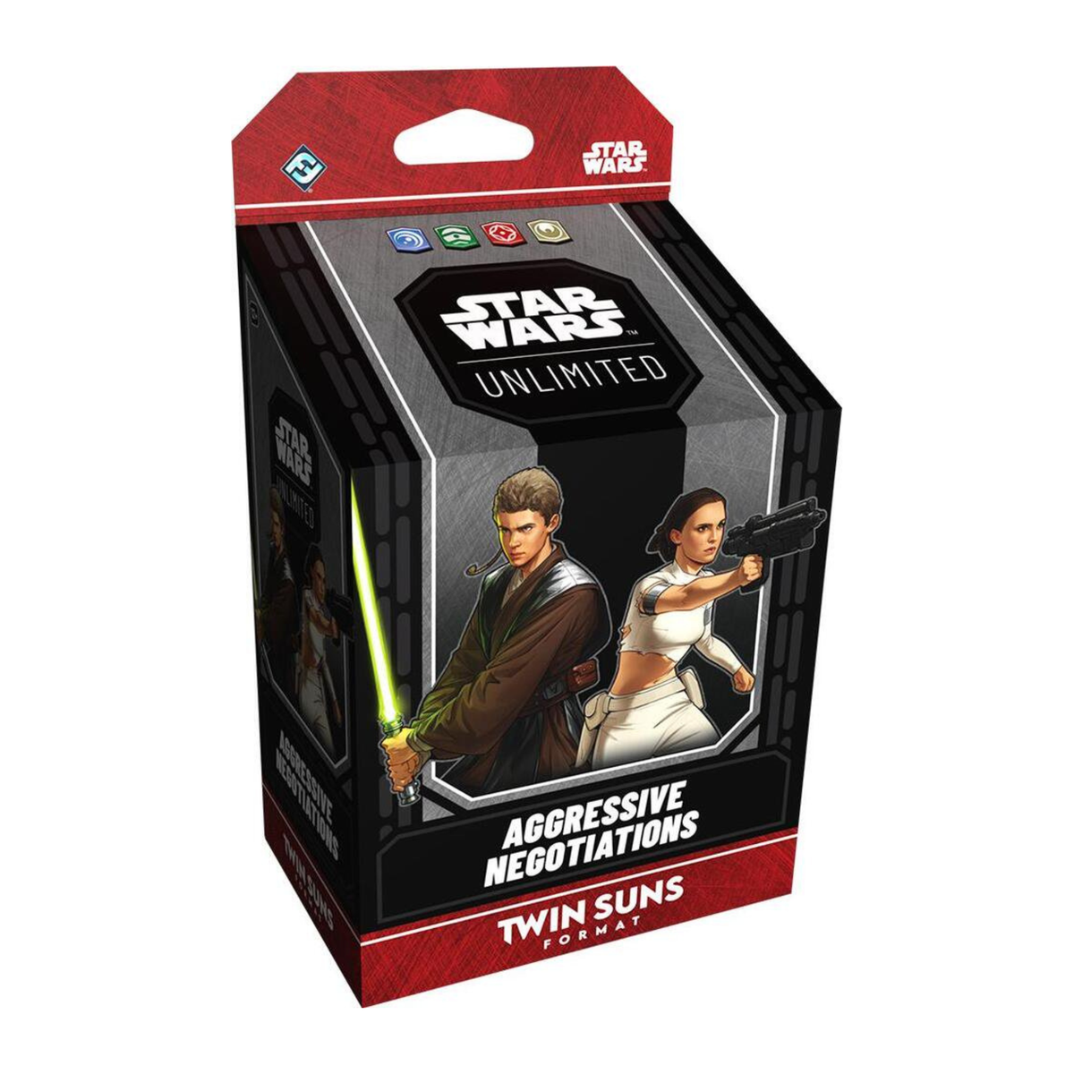 Star Wars Unlimited: Twin Suns – Aggressive Negotiations Card Game Format | Multiplayer Strategy Tabletop Trading Card Game (TCG) | Collectible Trading Cards Hobby Set