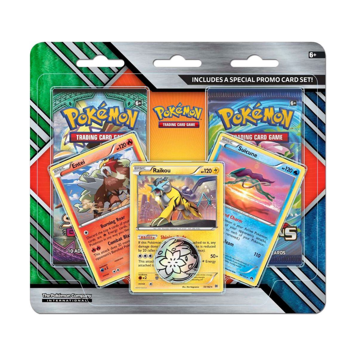 Pokemon TCG Guardians Rising and Steam Siege 2 Pack Blister Promo Card Set