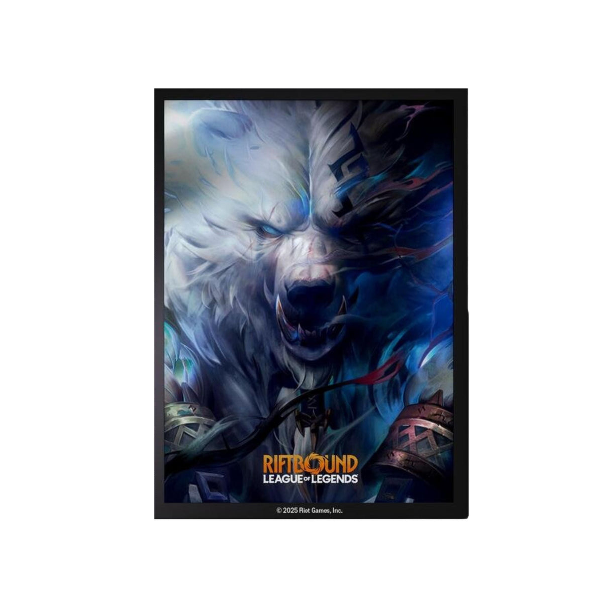Riftbound League of Legends Volibear Card Sleeves Pack of 100 Gloss Finish Standard Size