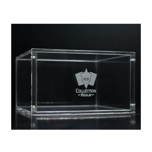 Pokémon Booster Box Acrylic Display Case – Stackable Clear Acrylic Protector with Magnetic Lid, UV Protection, Dust & Moisture Resistant for Collectors, 1-Pack
