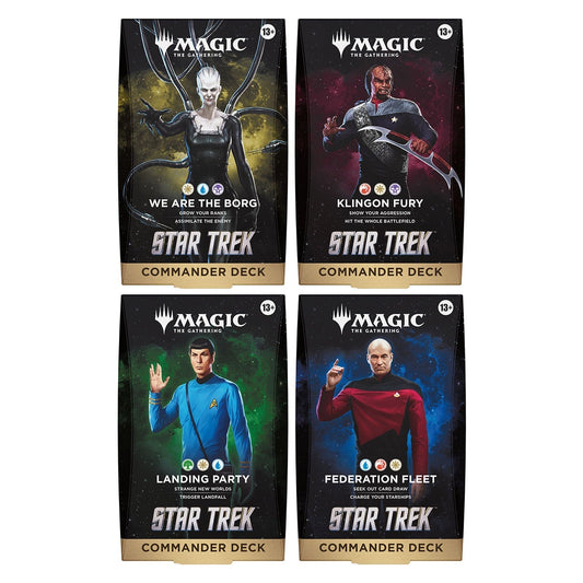 Magic: The Gathering - Star Trek Commander Deck Set (4 Count) (PRE-ORDER)