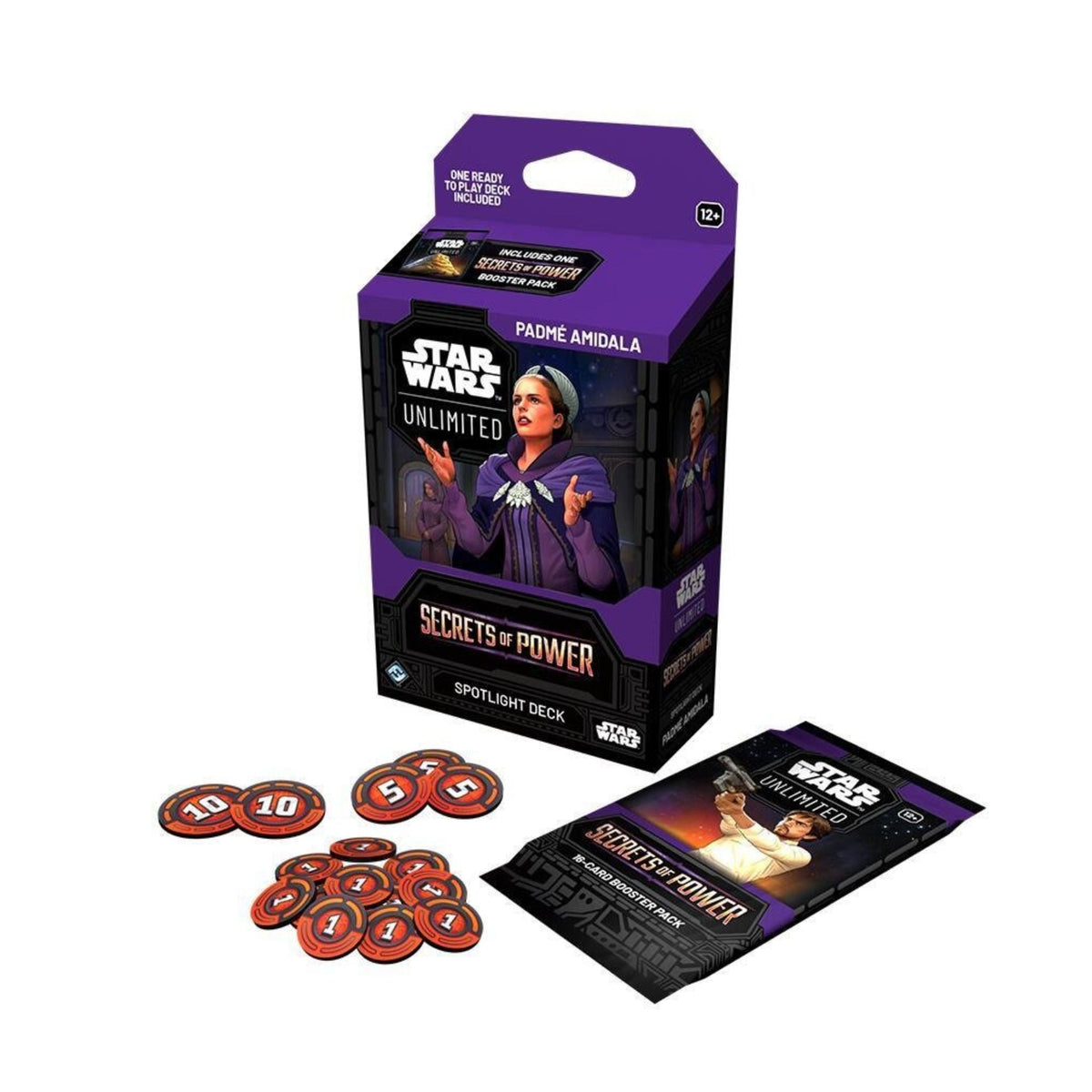 Star Wars Unlimited Secrets of Power Spotlight Deck Padme Amidala Trading Card Game Collectible