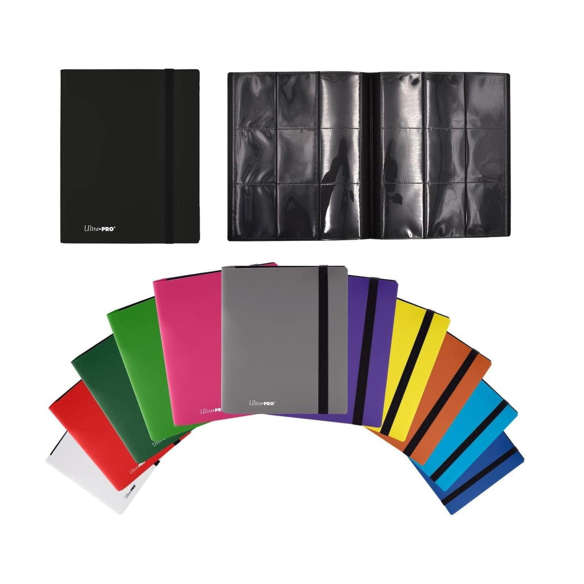 Ultra Pro PRO-Binder 9-Pocket – Pacific Blue | Side-Loading Card Album | Holds 360 Cards | Acid-Free, Archival Safe | Trading Card Storage for Collectors