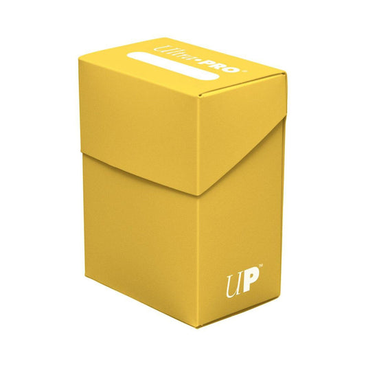 Ultra Pro Deck Box Yellow – 80+ Card Storage for Pokemon TCG and MTG
