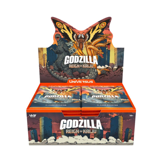 UniVersus: Godzilla - Reign Of Kaiju Booster Box 2026 | TCG Collectible Card Game Booster Packs for Deck Building & Trading Cards