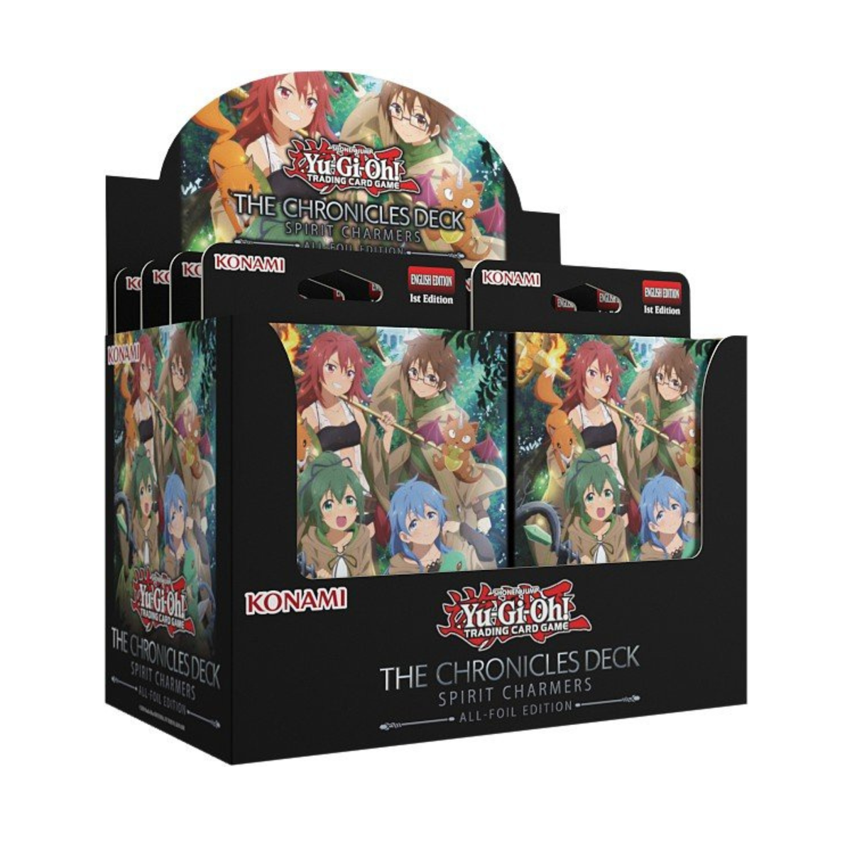 Yu-Gi-Oh The Chronicles Spirit Charmers Structure Deck Box All-Foil Edition