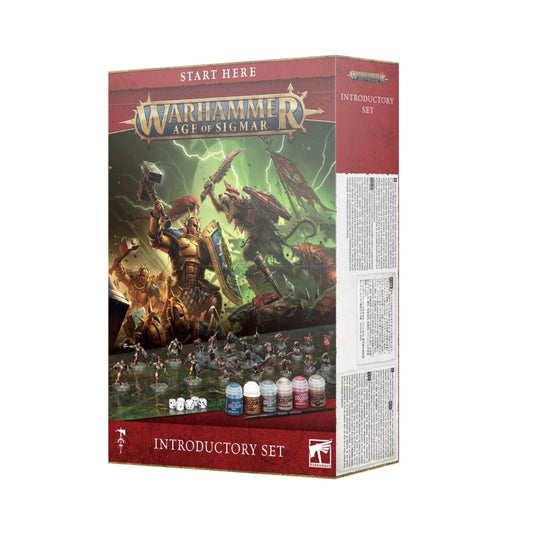 Warhammer Age of Sigmar Introductory Set – Games Workshop Miniatures, Figures, Starter Kit & Accessories – Collectible Warhammer 40K Action Figures for Adults, Toy Figures & Warhammer Gifts