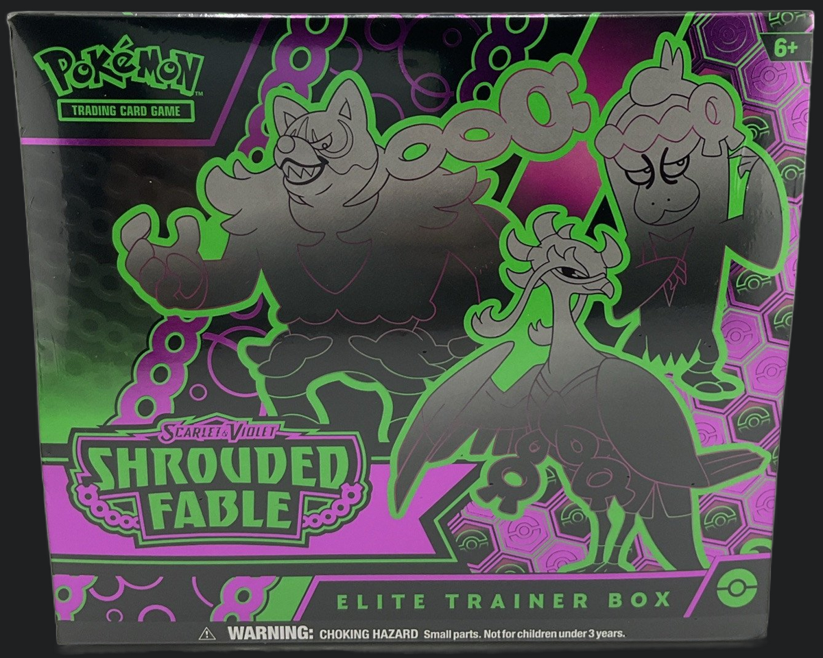 Pokemon Trading Card Game Shrouded Fable Elite Trainer Box Factory Sealed