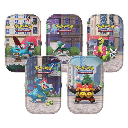 Pokemon TCG Lumiose City Mini Tin Trading Cards Booster Packs Collectible Tin Set - 1 Pack