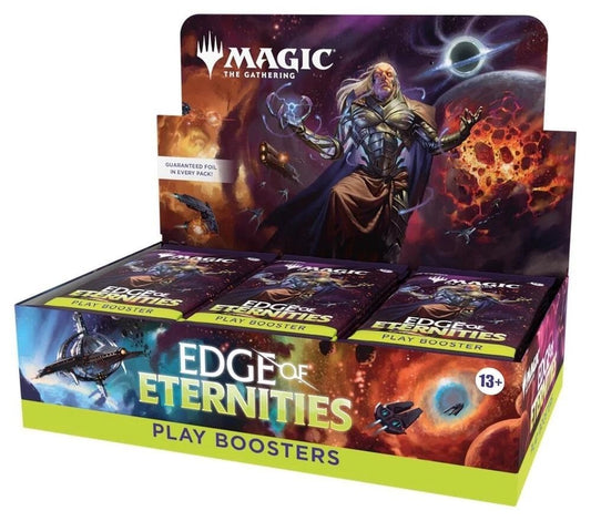 Magic: The Gathering Edge of Eternities Play Booster Box - 30 Play Booster Packs, 14 Cards Each, MTG TCG Trading Cards for Draft, Deck Building, and Collectible Card Game Collection