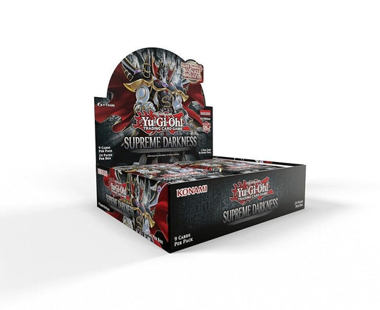 Yu-Gi-Oh Supreme Darkness Booster Box Konami 1st Edition Factory Sealed - 24 Packs ( 1 Box )