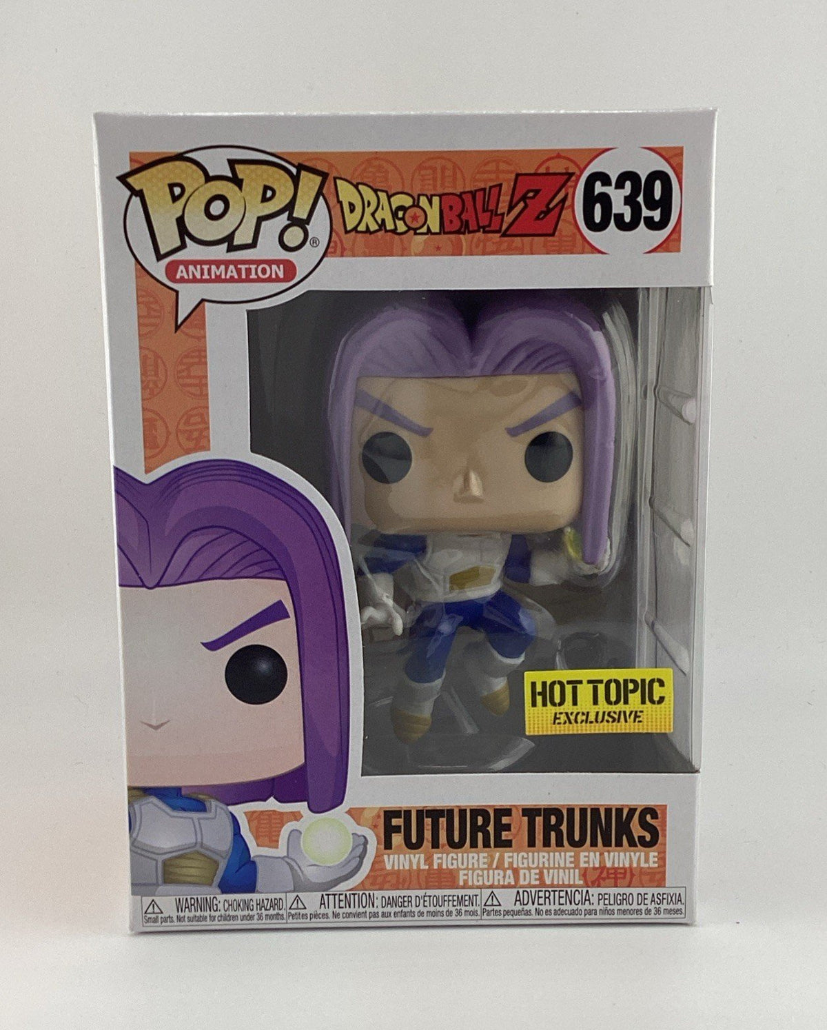 Funko Pop! Dragon Ball Z - Future Trunks #639 Hot Topic Ex
