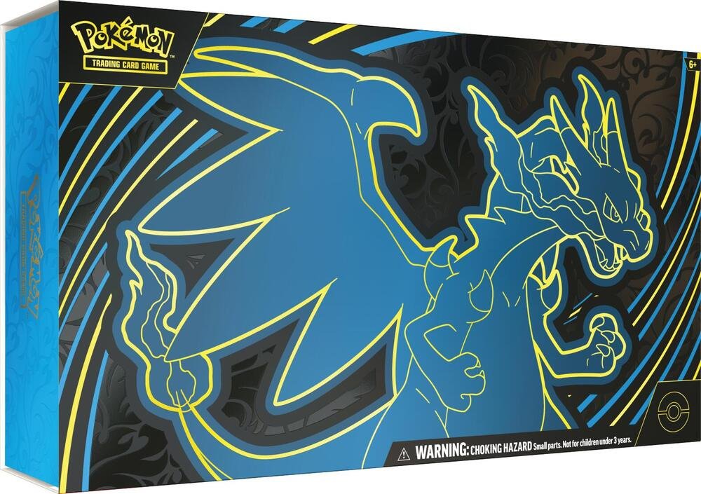 Pokemon Mega Charizard X ex Ultra Premium Collection – 18 Booster Packs – Collectible Card Game Set