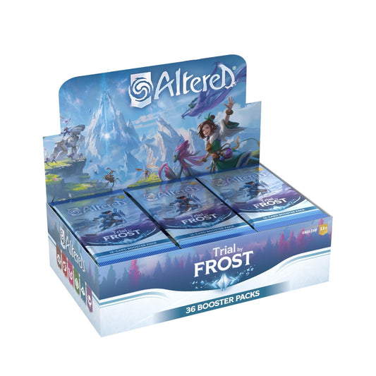 Equinox Altered Trial by Frost 36-Pack Booster Display - Unique Deck Building, Strategic Non-Combat Gameplay, Collectible Trading Card Game, Ages 13+, 2 Players, 20-30 Minute Playtime
