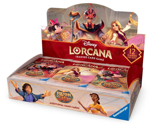 Disney Lorcana TCG Reign of Jafar Booster Box – 24 Disney Trading Card Packs