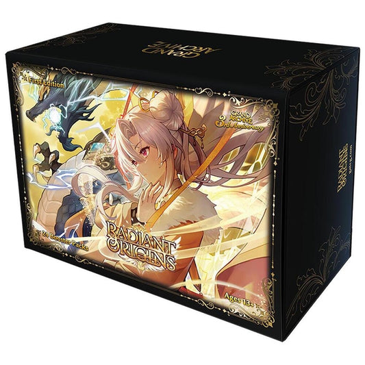 Grand Archive TCG Radiant Origins S9 1st Edition Booster Box | 24 Packs | 481-Card Set | High SR & UR Pull Rates