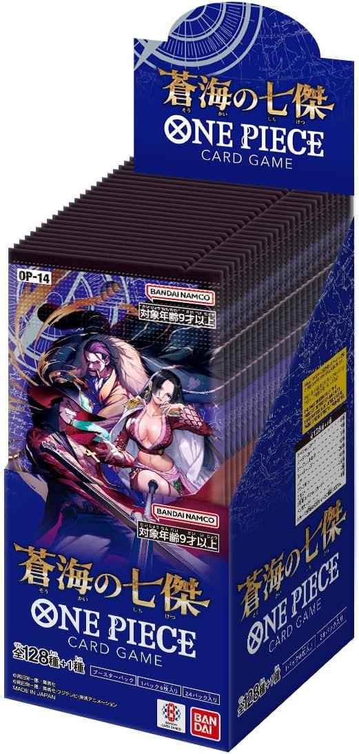 One Piece TCG OP-14 Japanese Booster Box – Sealed Anime Cards, Collector Booster, Trading Cards, Card Deck Expansion, One Piece Cards & Card Display Collectibles