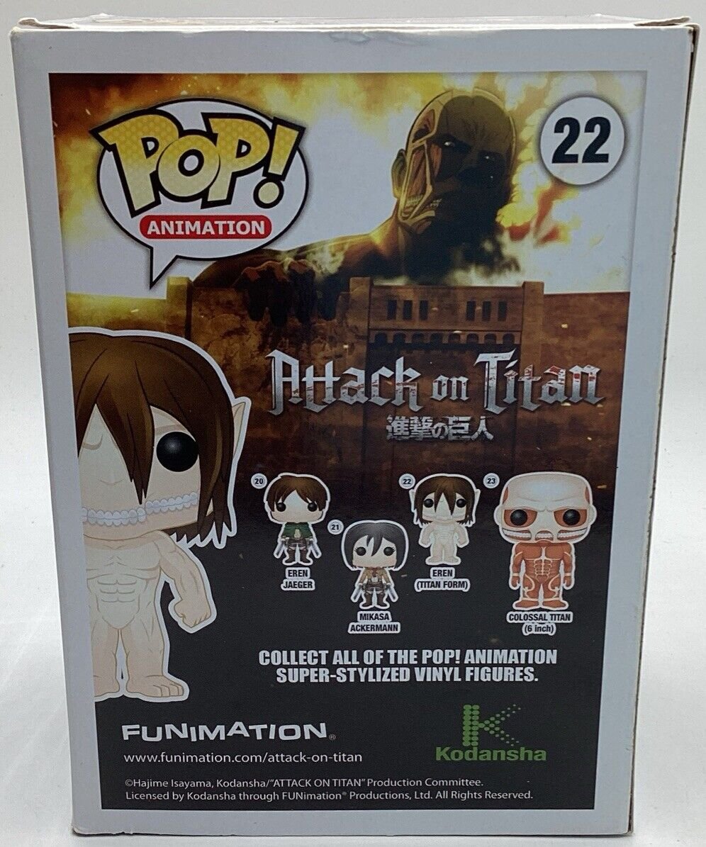 Funko Pop! Vinyl: Attack on Titan - Eren Jaeger #22