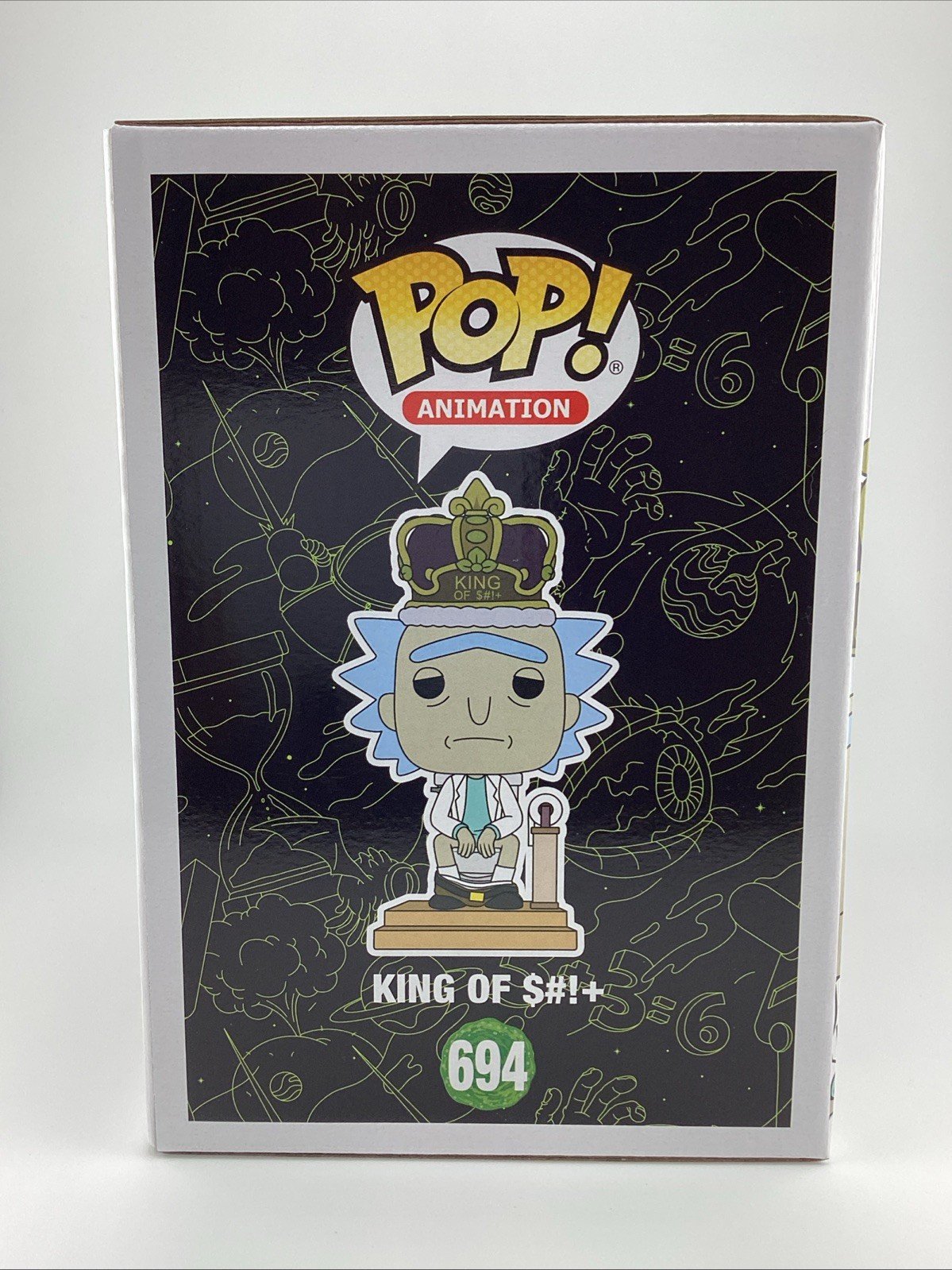 Funko Pop! Deluxe: Rick and Morty - King of S#!+ With Sound #694