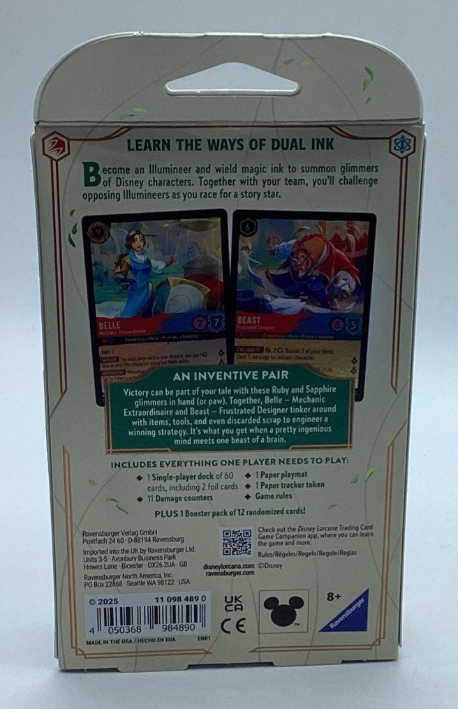 Disney Lorcana TCG Archazia's Island - SINGLE-PLAYER DECK [Ruby & Sapphire]