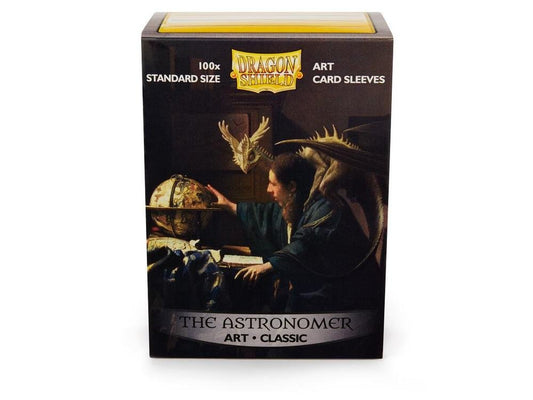 Dragon Shield Art Classic Card Sleeves Glossy The Astronomer 100ct Standard Size Trading Card Protector Sleeves for TCG, Collectible Trading Cards, Card Deck, Magic, Pokémon & Sports Cards