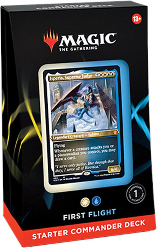Magic The Gathering TCG Starter Commander Deck First Flight 100 Card Deck MTG Ready to Play Card Game for Collectible Card Games, Trading Cards, Commander Format