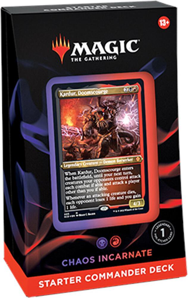 Magic The Gathering TCG Starter Commander Deck Chaos Incarnate 100 Card Deck MTG