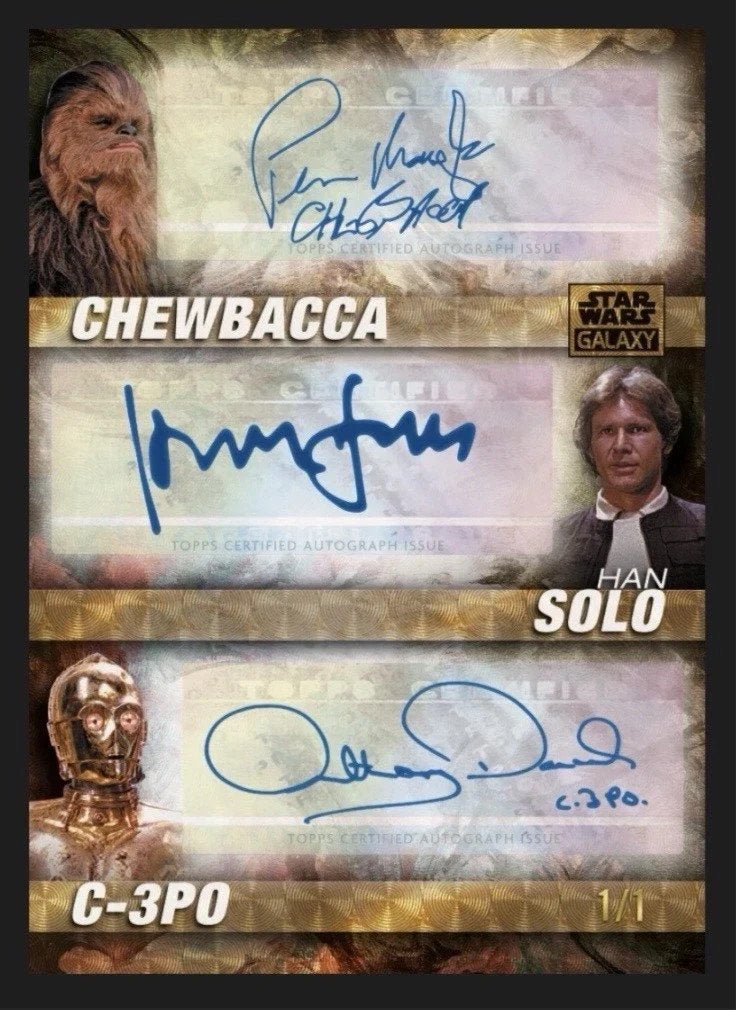 Topps Chrome 2026 Star Wars Galaxy Hobby Box Trading Card Collectible Set