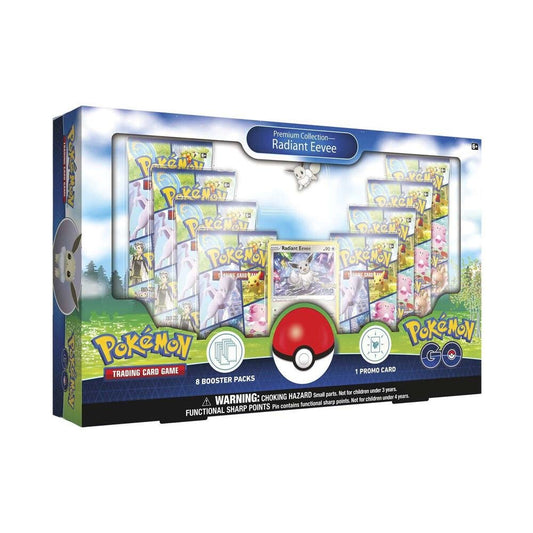 Pokémon TCG: Pokémon Go Radiant Eevee Premium Collection – Booster Packs & Promo Card
