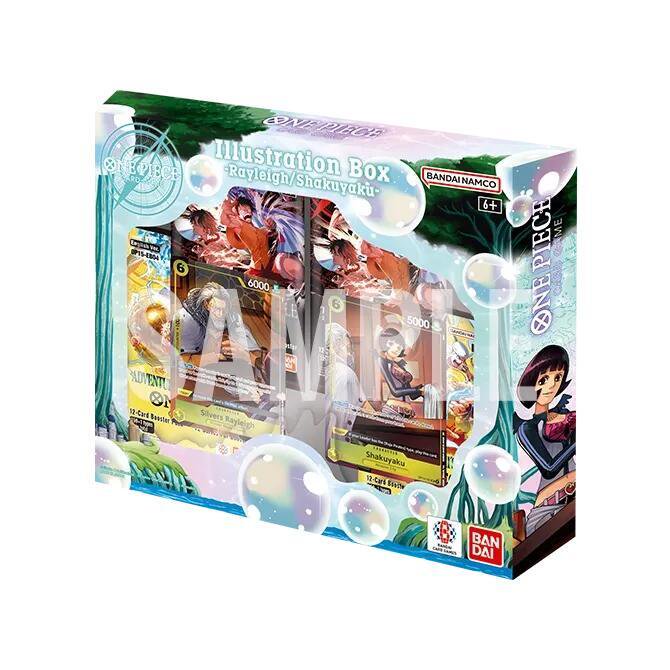 One Piece Card Game Illustration Box Vol. 7 Rayleigh and Shakuyaki Official Collectible Set