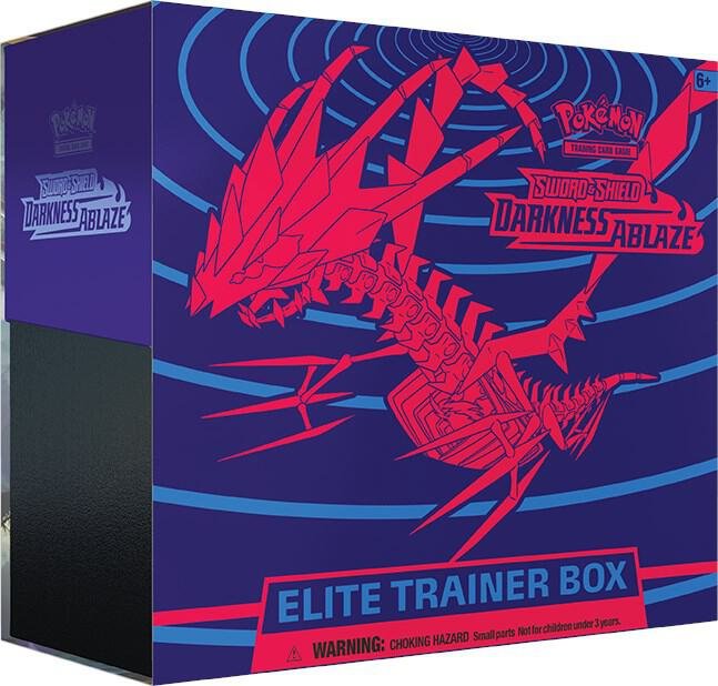 Pokemon TCG Sword and Shield Darkness Ablaze Elite Trainer Box Sealed Pokemon Cards ETB