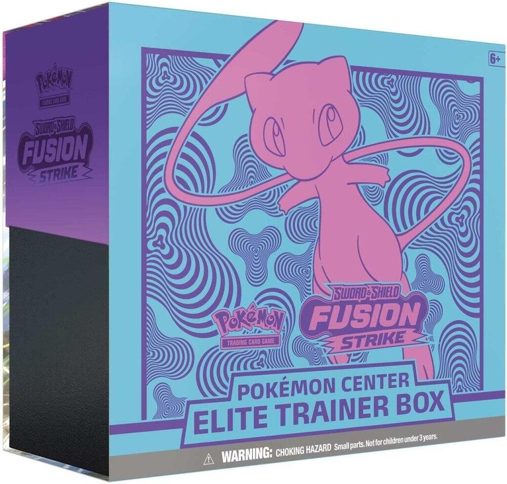 Pokemon TCG Sword & Shield Fusion Strike Pokemon Center Elite Trainer Box Set