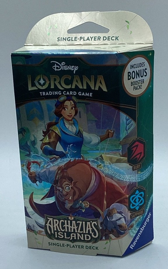 Disney Lorcana TCG Archazia's Island - SINGLE-PLAYER DECK [Ruby & Sapphire]