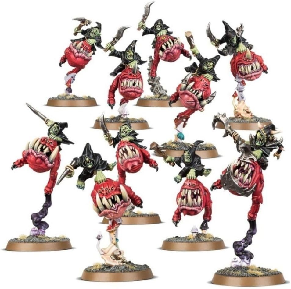 Warhammer Age of Sigmar Gloomspite Gitz Squig Hoppers - 10 Citadel Miniatures